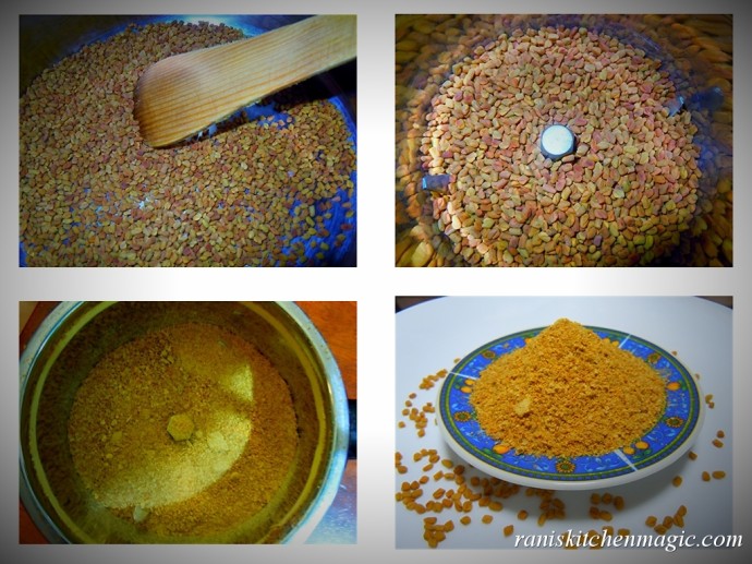 Homemade Roasted Fenugreek Powder